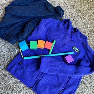 L.L.Bean little kids Sweater Fleece, Hooded